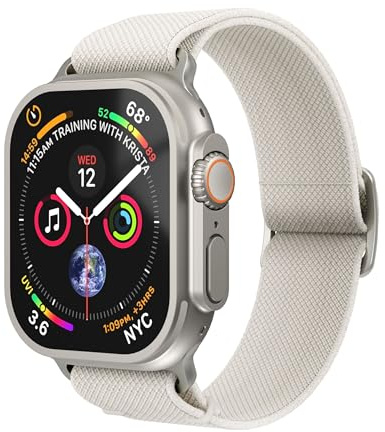 VONMÄHLEN Classic Nylon Loop – Robustes und verstellbares Nylonarmband, schweiß- und wasserbeständig, kompatibel mit Apple Watch