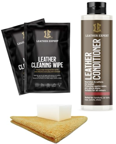 Leather Expert Leather Conditioner 100 ml | Premium Lederpflege für Auto und Möbel | Reinigung und Pflege für Echtleder und Kunstleder | Lederreiniger und Pflegemittel für Autositze, Sofas und Taschen