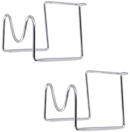 Uonlytech Support Portable Léger et Robuste 5l en Acier Inoxydable Argenté Lot de 2 Pièces Design en U pour Bidon d'eau pour Camping et Voiture