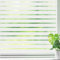 Qualsen Fensterfolie Blickdicht Sichtschutzfolie Fenster Fensterfolie Selbsthaftend Blickdicht Milchglasfolie Klebefolie Fenster Fensterfolie Sichtschutz Folie Anti-UV(60 x 400 cm, Frosted Stripe)