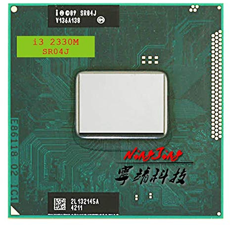 i3-2330M i3 2330M SR04J 2.2 GHz Dual-Core Quad-Thread CPU Porcessor L2=512M L3=3M 35W Socket G2