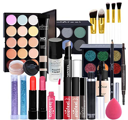 CHSEEA Kit per il Trucco Completo, Set di Trucchi Trousse di Trucchi Cosmetics Tavolozza Palette Ombretti Make Up Kit per Occhi, Viso e Labbra Valigia per il Trucco Palette Trucchi - Idea Regalo #3