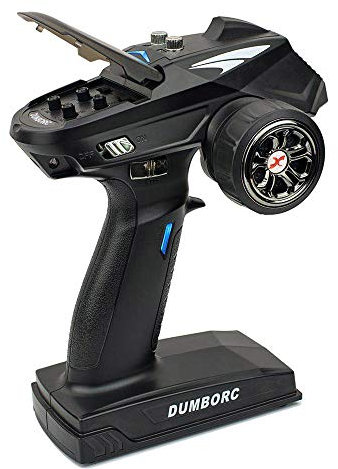 DUMBORC X6 RC Transmitter and X6FG Receiver with GYRO 6ch 2.4ghz Remote Controller for RC Car Truck Boat