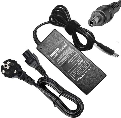90 W 19 V 4,74 A für Toshiba Medion ASUS AC Adapter Laptop Computer Ladegerät Notebook PC Netzkabel Netzteilstecker (75 W, 65 W kompatibel), Anschluss: 5,5 mm x 2,5 mm