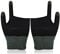 MODJUEGO High Sensitive Game Gloves for PUBG Mobile Game Two Fingers Sleeve Press Touch Screen Sensitive Breathable Gaming Accessories (Black)