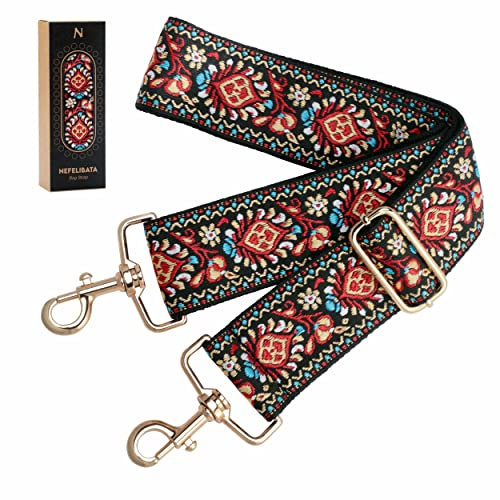 Breiter Schulterriemen, verstellbarer Ersatz für Taschengurt, Umhängetasche aus Segeltuch mit mehreren Mustern, Handtaschengürtel für Unisex-Handtaschen, Umhängetaschen(Färberdistel)