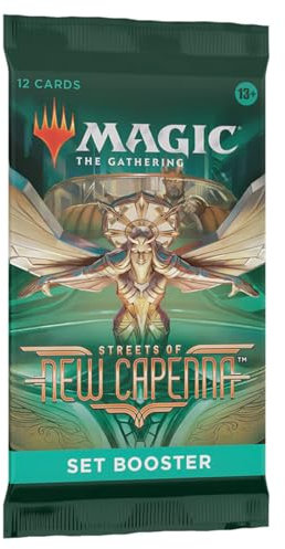 Wizards of the Coast Magic The Gathering Streets of New Capenna Set Booster Pack (14 Karten, 1 x Booster, Folie & Kunstkarte garantiert)