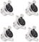Create idea 5Pcs XLR 3-Pin femmina Presa Adattatore Audio Connettore Metallo XLR 3-Pin Femmina Presa Femminile Connettore Adattatore per Microfono Strumenti Musicali