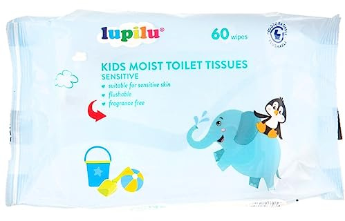 6X Lupilu Toilet Training Wipes Sensitive 60 Pack