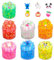Prefilled 7PCS Jelly Clear Slime Pack, Non Sticky, Mess-free and Soft Sludge Toy, Birthday Gifts for Kids, DIY Crystal Glue Boba Slime Party Favor for Girls & Boys, Stress Relief Toy