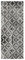 ZUZEKU Abstrakte Läufer Flur Küche Waschbar rutschfest 40X120cm Vintage Grau Lang Küchenteppich Flurteppich Teppich Fur Korridor Wohnzimmer Schlafzimmer Meterware Anpassbar