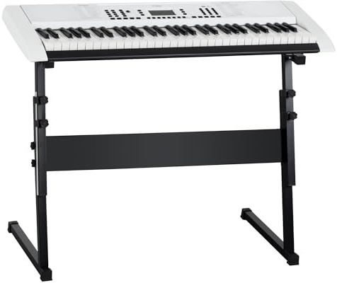 FunKey 61 Edition Pro Weiß Safety Fix Set, Keyboard, 300 Sounds, Sustain | 300 Rhythmen, 40 Demosongs, Vibrato, Double Voice, Transpose, Tastatur-Split, Intro/Ending, Drum, Aufnahmefunktion, Fill In