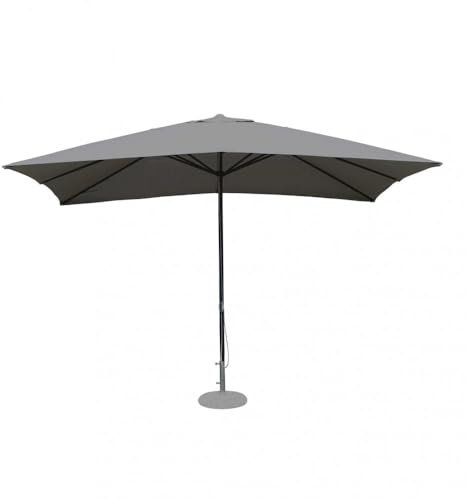 Briconess.com Parasol d'extérieur de jardin 3 x 3 m avec poteau pivotant en aluminium et toile en polyester lourd Zambie, 300x300 cm
