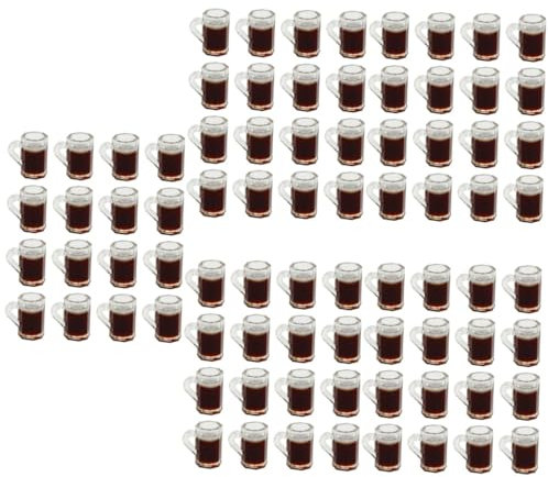 UPKOCH 180 Pezzi Simulazione Boccale Di Birra Fai Da Te Modello Di Casa In Miniatura Mini Tazze Decorative Di Cola Mini Casa Boccali Di Birra Mini Boccali Di Birra Casa Delle Bambole