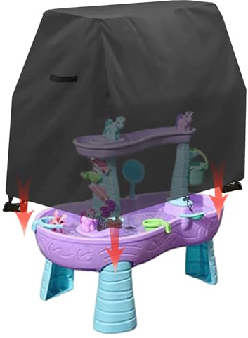 Wassertischabdeckung Für Step 2 Tisch – Spielzeugabdeckungen Für Draußen, Wasserdicht | Sand- Und Wasserspieltisch-Abdeckungen Für Kleinkinder, 33 X 25 X 41