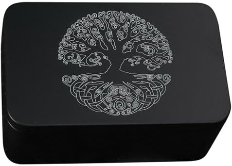 Caja de cartas de juego, caja de cartas de intercambio, organizador de tarjetas, caja de almacenamiento de metal vacía para tarjetas de juego, tarot, caja de cartas de tarot, soporte de mazo de tarot,