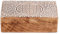 Ajuny Caja de Almacenamiento de Joyería Decorativa Hecha a mano de Madera Diseño Celta Color Blanco Multiusos Organizador de Cofre del Tesoro Soporte para de Viaje Regalos de 8 x 5 pulgadas