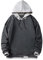 Hoodie Herren Kapuzenpullover Hip Hop Streetwear Urban Patchwork Pullover Langarm-Sweatshirts für Herren Sportbekleidung Hoody Leichte Hoody Sportswear Top Mode Casual Sweatshirt