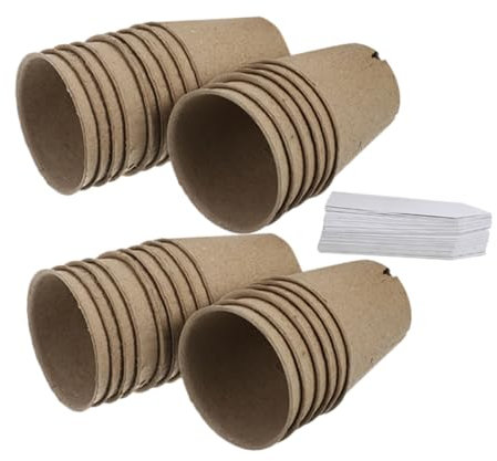 ORFOFE 1ensemble Pots De Germination Pots Étiquettes pour Et Culture De Plantes Jardins Et Balcons