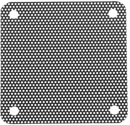 sourcing map 10PCS PC Dust Filter, 50mmx50mm PVC Computer Case Cooler Dustproof Mesh Cover Fan Grills for Computer Chassis Speaker, Black