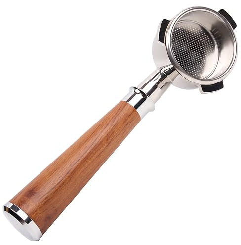 BlueStars 54mm Bottomless Portafilter - Espresso Machine Portafilter Baskets compatible with 54mm Breville Barista Express Express, Pro, Touch, Bambino, Infuser, Duo Temp Pro