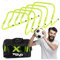 Fizyo Trainingshürden mit Höhenverstellung 5er Set Sporthürden, Koordinationshürden, Hürden für Training, Geschwindigkeit, Agilität, Hürden für Fußball, hürden Kinder Grün