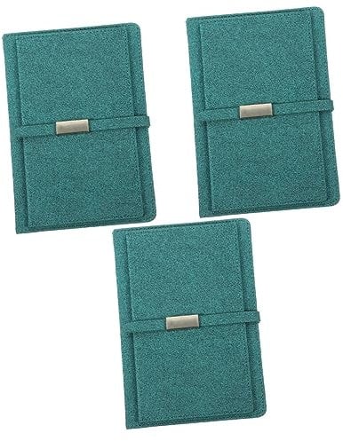 DIYEAH 3pcs 2024 Agenda Book Electronic Academic Planner Notebooks Bulk Notebooks and Journals Office Bulk Notebooks Task Planner Study School Planner Notepad Organizes Green