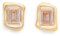 Kate Spade New York MOLTEN GLASS OHRRING Klar/Gold