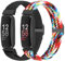 XANS Nylon Geflochtene Armband Kompatibel mit Fitbit Inspire 3/Inspire 2/Inspire/Inspire HR/Fitbit Ace 3/Ace 2, Elastisches Verstellbares Ersatzarmband Dehnbare Weiche Sport Armband für Damen Herren