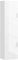 HOMCOM Armario de Baño de Pared Columna de Baño Estrecho con Estantes Ajustables y 2 Puertas Mueble de Baño Moderno para Espacio Pequeño 40x30x160 cm Blanco Brillo