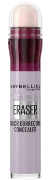 Maybelline New York Corrector Borrador de Ojeras, Bolsas e Imperfecciones, Tono: Morado