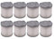 QDGHJKM aspirateur Filtre D'aspirateur Compatible avec Jimmy JV51, JV53, JV83, CJ53, C53T, Pièces Détachées for Filtre Hepa(Gray- 8*Filter)