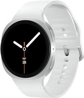 Samsung Galaxy Watch8 (Silver, BT, 44mm) Smartwatch Galaxy AI, Allenatore Personale, Design Resistente agli Urti, Processore 3nm, Monitoraggio Attività Fisica e Sonno, One UI 8[Versione Italiana]
