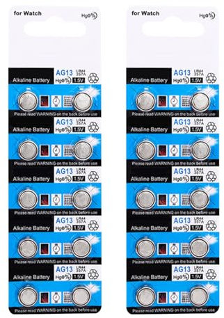 Pile bouton longue durée LR44 AG13 AG13 pour petits appareils électroniques pour une utilisation quotidienne