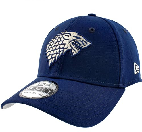 New Era Game of Thrones Stark Crest 39Thirty Fitted Hat, blau, L/XL