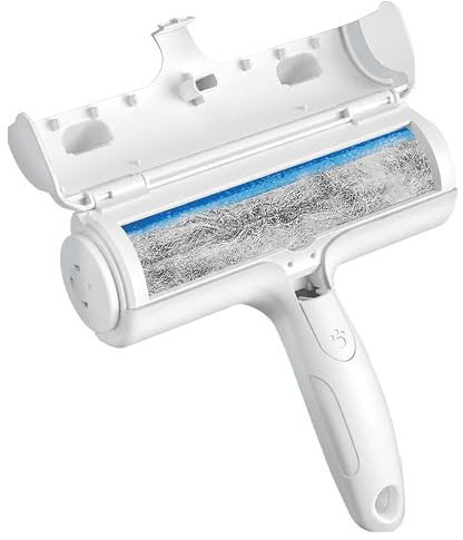 Pet Hair Remover Roller, Brush for Sofa Carpet Clothes & Furniture Washable Lint Remover Cleaner Tool, for Dog & Cat Easy to Clean Hair Removal Reusable Fur Cleaner
