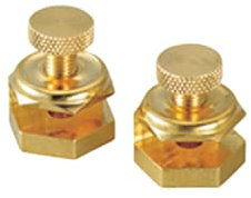 Johnson Level & Tool 405 Stair/Square Gauge Set – 2/Card, Brass Plated, 2 Pack