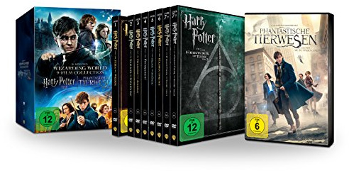 Wizarding World 9-Film Collection: Alle Harry Potter Filme und Phantastische Tierwesen im Schuber (Limited Edition exklusiv bei Amazon.de) [DVD]