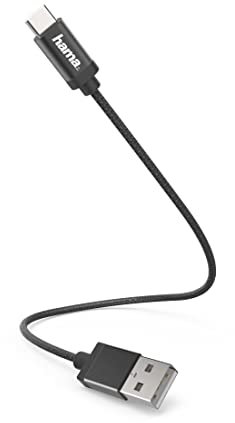 Hama Lade-/Datenkabel USB Type-C 0,2m schwarz