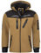 Rock Creek Herren Softshell Jacke Outdoor Regenjacke Windbreaker Softshelljacken Wanderjacke Skijacke Laufjacke Thermojacke Kapuze H-159 Braun S
