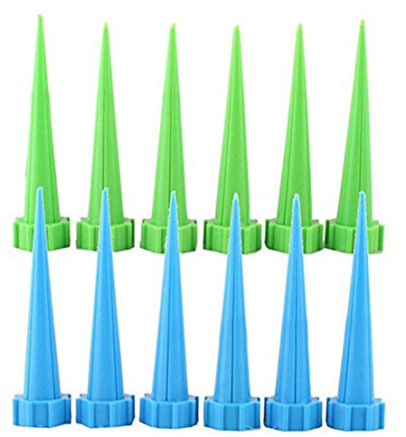 LNIMIKIY, Kit di irrigazione da Giardino con 12 beccucci a Cono per Il Controllo dell’Acqua per Piante e Fiori, Sistema di irrigazione con Bottiglia, Kit di irrigazione (12 Pezzi/Confezione)
