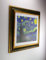 Melody für Großformate, Massivholz Barock Bilderrahmen in Grün Gold mit 2mm klarem Kunststoffglas, Bildmaß: 85 x 110 cm