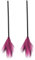 BESPORTBLE 2Pcs Halloween Hexen Besen Kostüm Dekorative Requisiten Maskerade Show Dress Up Wunderbesen Hexenbesen für Fest Halloween Halloween Cosplay Party (Zufällige Farbe)
