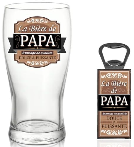 STC Coffret Verre À BIÈRE Papa