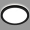 BRILONER - LED Deckenlampe mit indirektem Licht, flach, neutralweiße Lichtfarbe, Lampe, Deckenleuchte, Wohnzimmerlampe, LED Panel, Küchenlampe, Deckenbeleuchtung, 19x2,8 cm, Schwarz