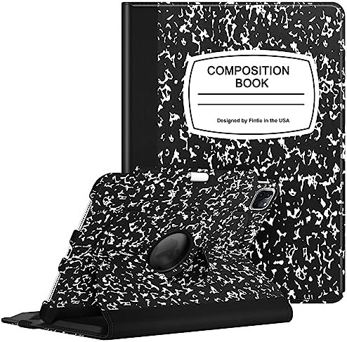 Fintie Rotating Case for iPad Pro 11-inch (4th / 3rd Generation) 2022/2021-360 Degree Swiveling Stand Cover w/Pencil Holder, Auto Sleep/Wake, Also Fit iPad Pro 11 2nd/1st Gen, Composition Book