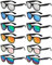 Eyegla 12 Stücke Bunte Neon Party Sonnenbrillen Set Vintage Coole Lustige Party Brillen Für Damen Herren