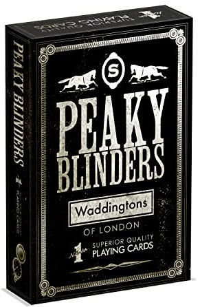 Winning Moves - Jeu de 54 Cartes - Peaky Blinders - Jeu de société - Jeux de cartes - A partir de 4 ans - Version française