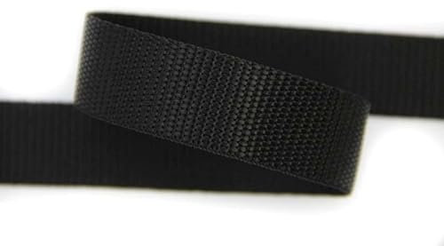 30mm | 5m Gurtband | Farbauswahl I 100% Polypropylen (schwarz, 70mm)
