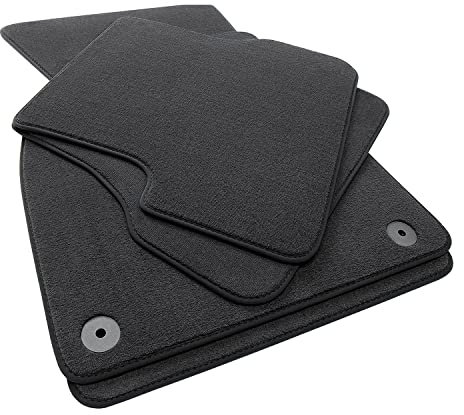 tuning-art 5J-116 Luxus Fußmatten passend für Audi A4 B5 8D Avant 1999-2001, Naht:Schwarz